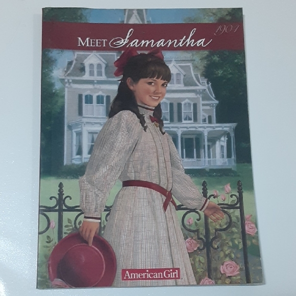 American Girl Other - American Girl Meet Samantha Book with Red and Gray Accents